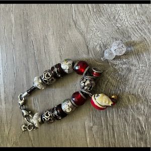 Used Christmas Brighton bracelet